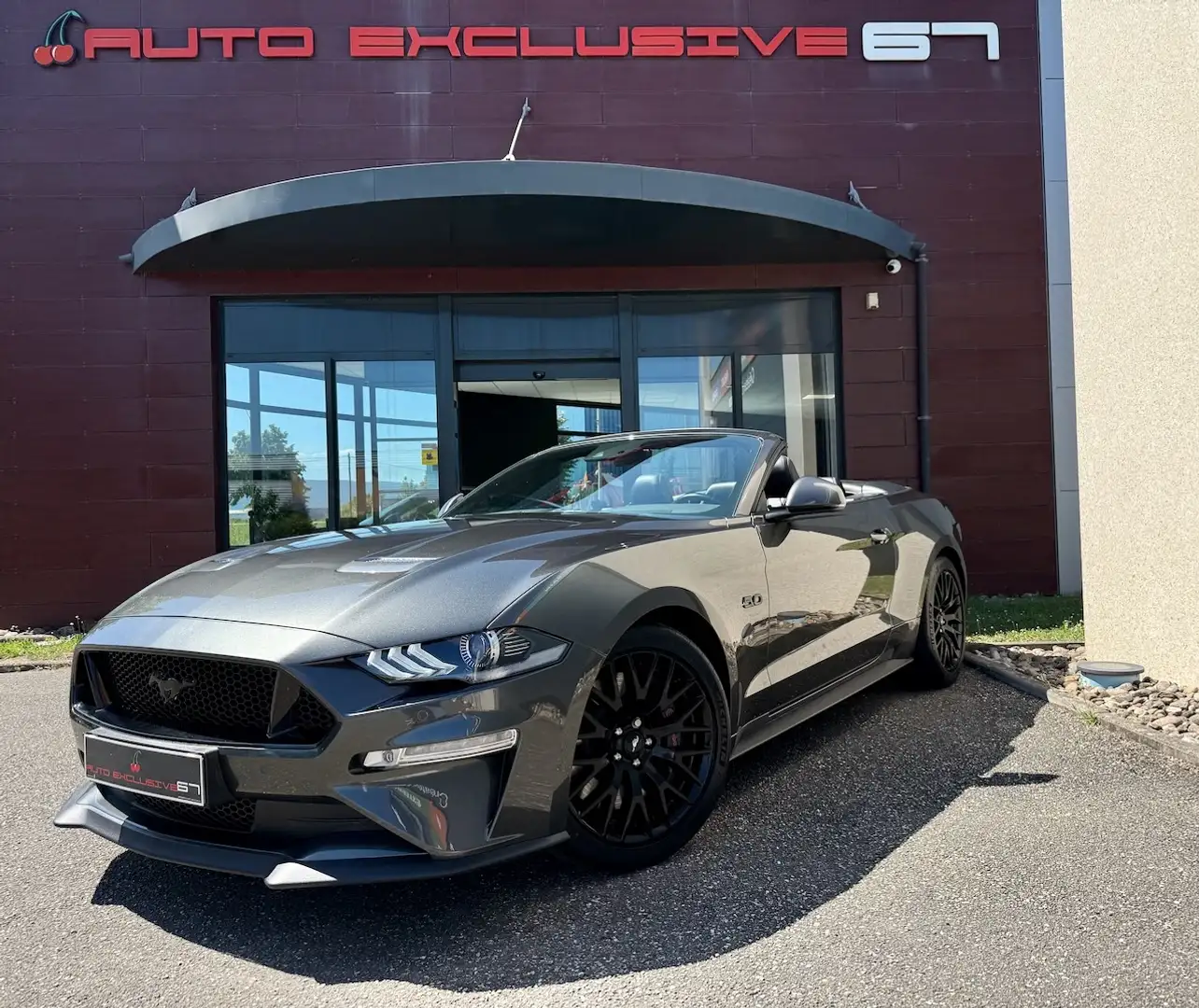 Ford Mustang Mustang GT Convertible V8 5.0 BVA10 COCKPIT B&O Gris - 1