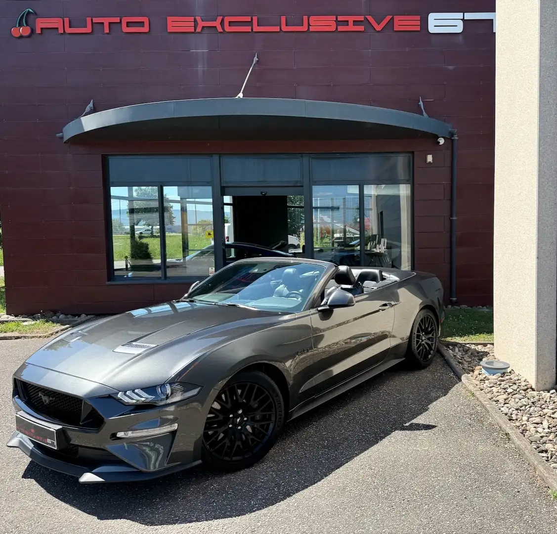 Ford Mustang Mustang GT Convertible V8 5.0 BVA10 COCKPIT B&O Gris - 2