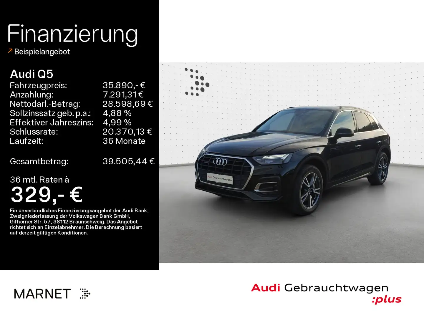 Audi Q5 50 TFSI e quattro*Einparkhilfe*virtual cockpi Schwarz - 1