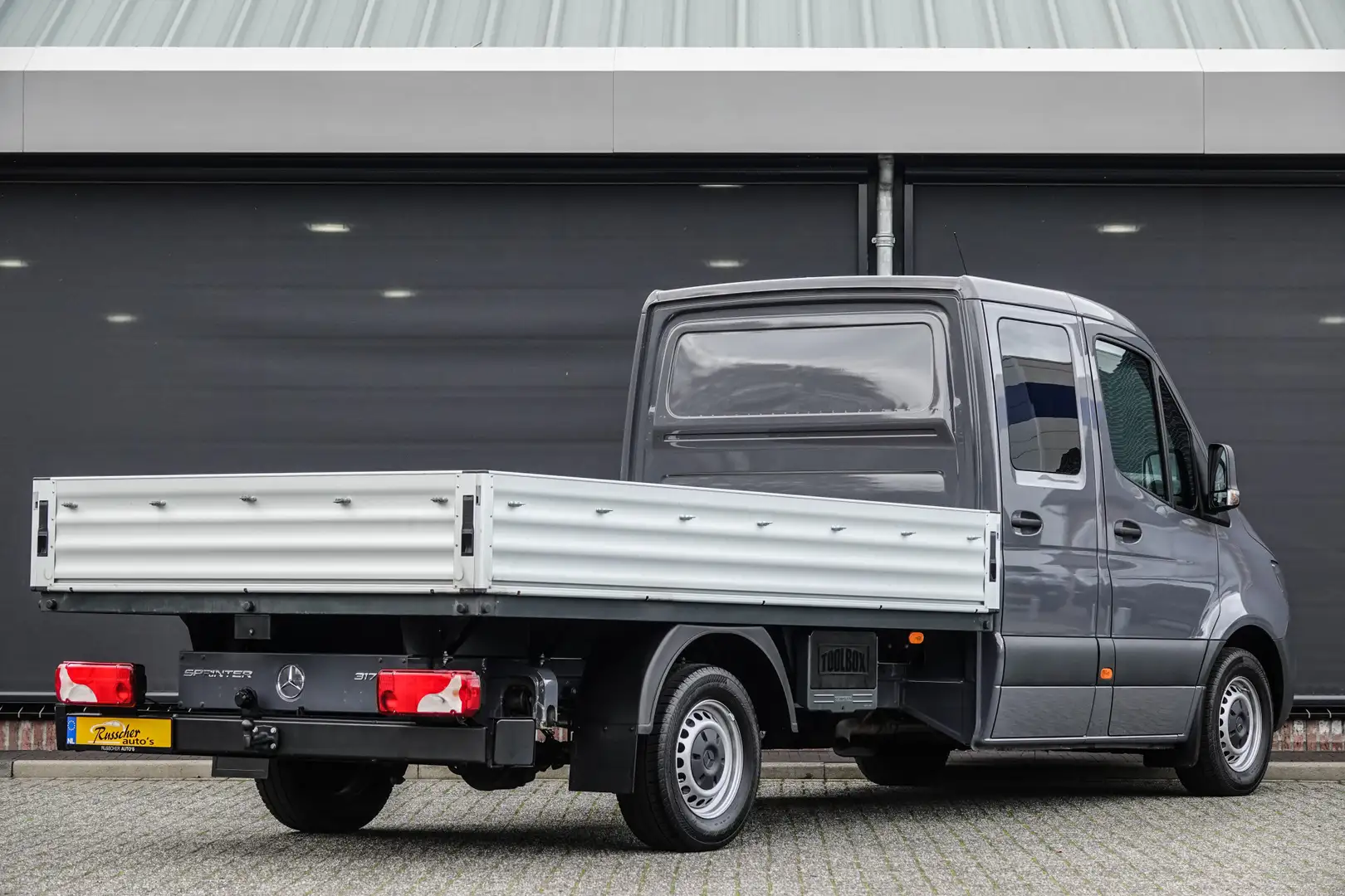 Mercedes-Benz Sprinter L3 Dubbele Cabine 317Cdi 170Pk 9G-Tronic | Open la Grijs - 2