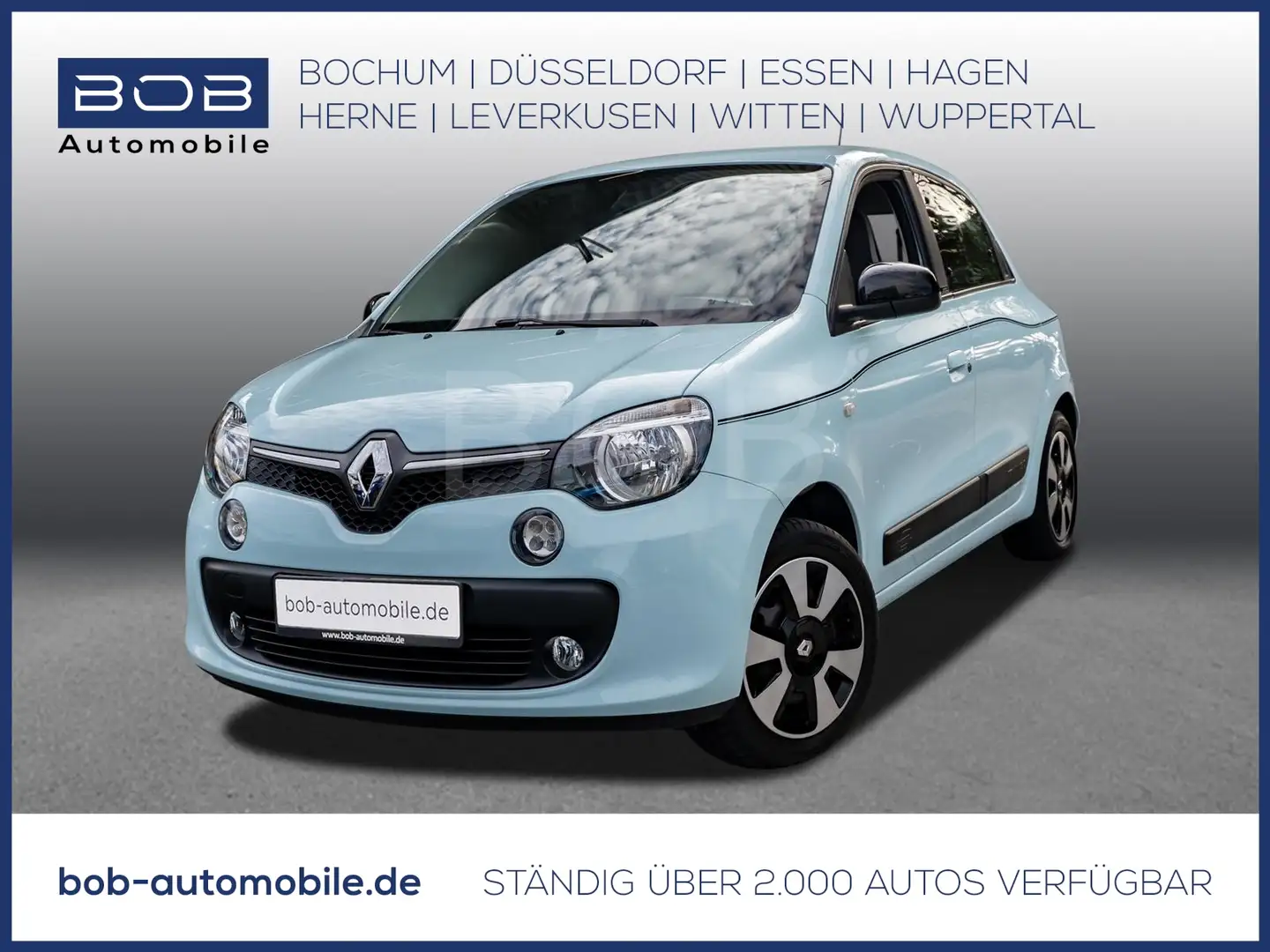 Renault Twingo LIMITED SCe 70 KLIMA ZV USB eFH BT Bleu - 1