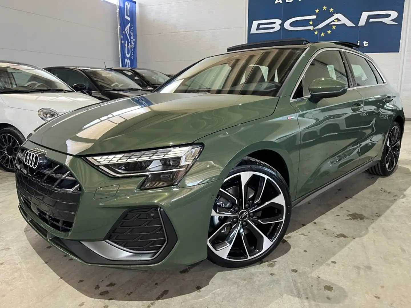 Audi A3 SPB 35TDI Stronic S line"19 Sline/Matrix/TETTO APR Verde - 1