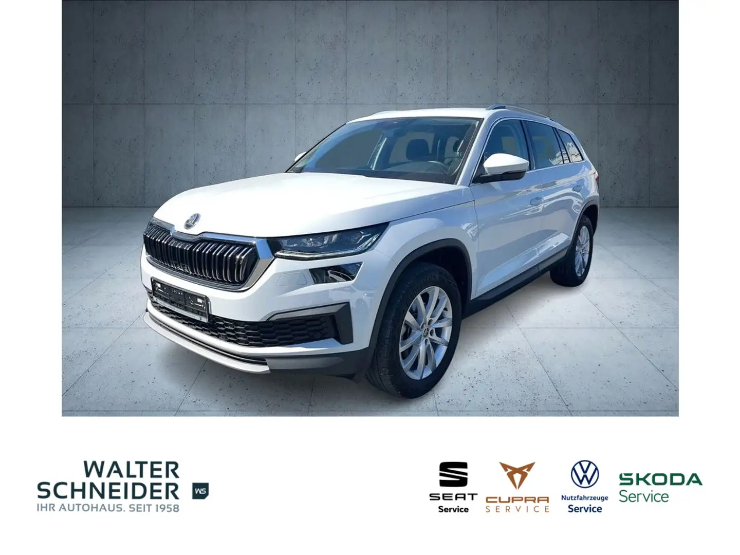 Skoda Kodiaq 1.5 TSI DSG Style Navi AHK ACC Weiß - 1