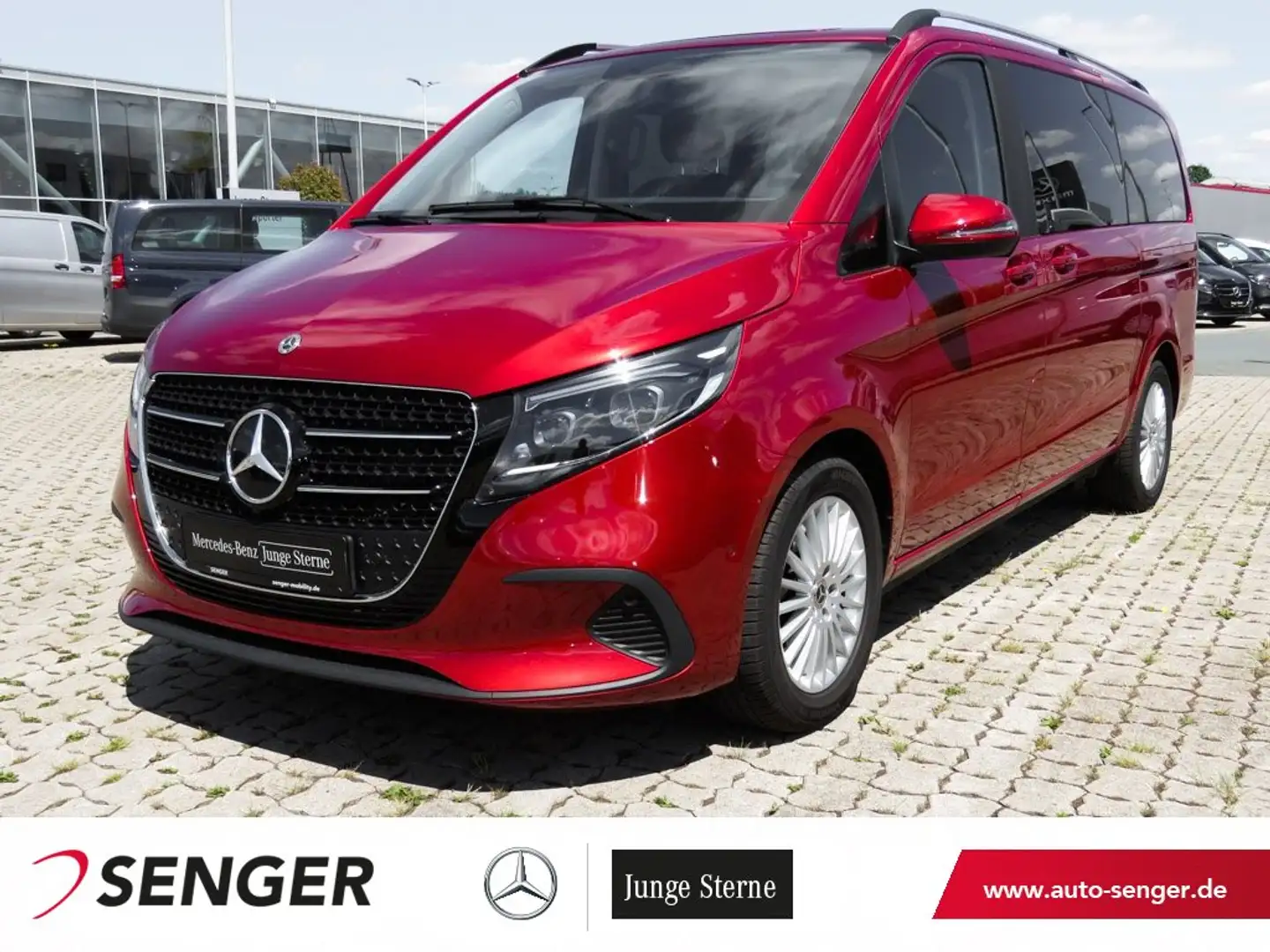 Mercedes-Benz V 250 d Style lang Distr Kamera MULTIBEAM AHK2,5t Rouge - 1