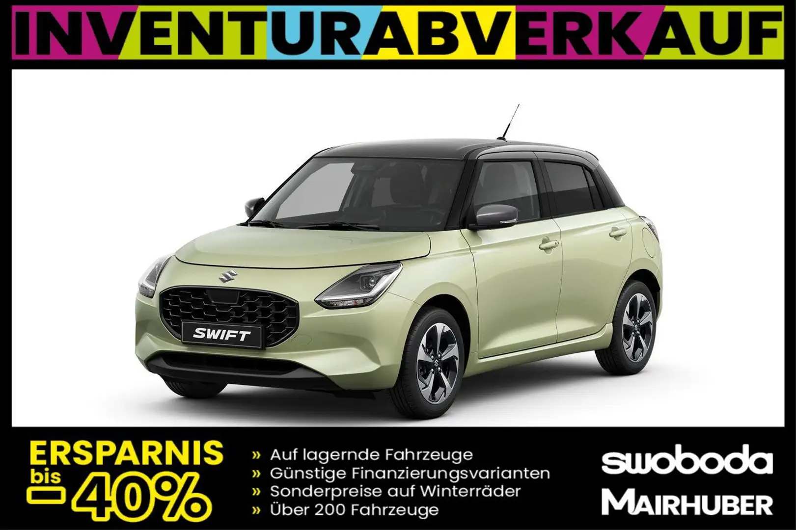 Suzuki Swift 1,2 Hybrid Flash Gelb - 1