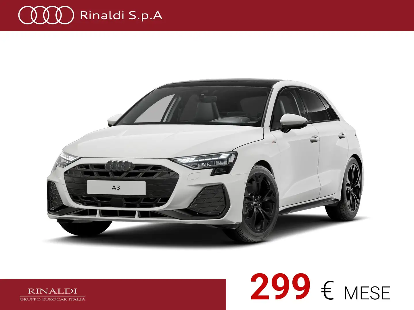 Audi A3 sportback 35 1.5 tfsi mhev s line edition s-tronic Wit - 1
