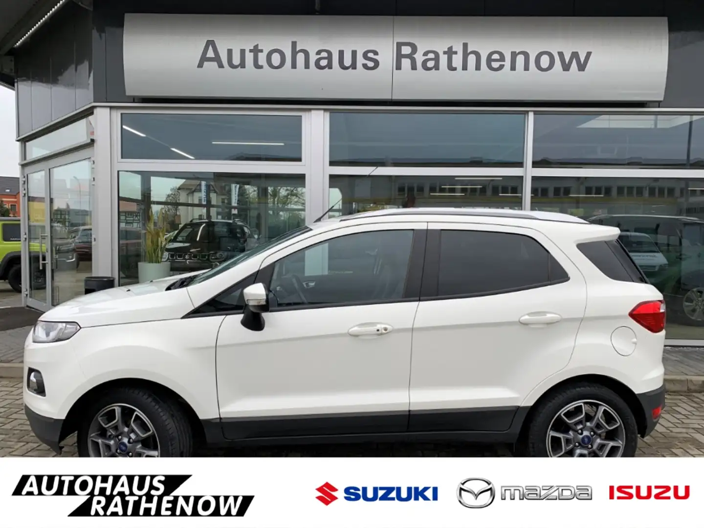 Ford EcoSport Titanium 1.0 EcoBoost Klimaautom SHZ Keyless Entry Blanc - 1
