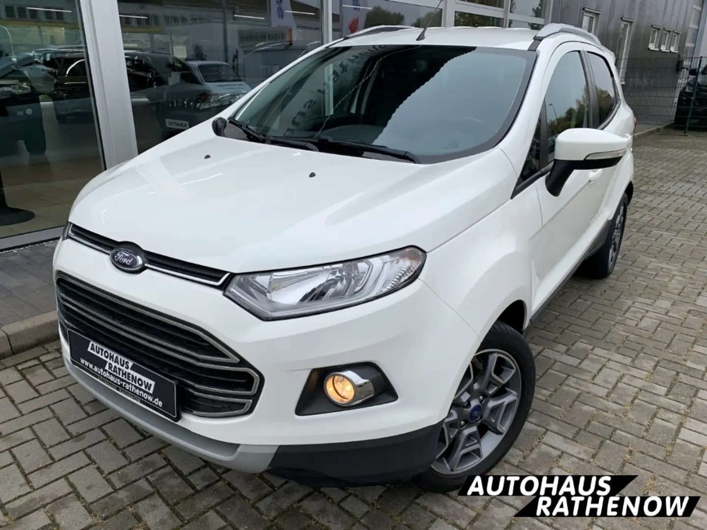 Ford EcoSport Titanium 1.0 EcoBoost Klimaautom SHZ Keyless Entry Blanc - 2
