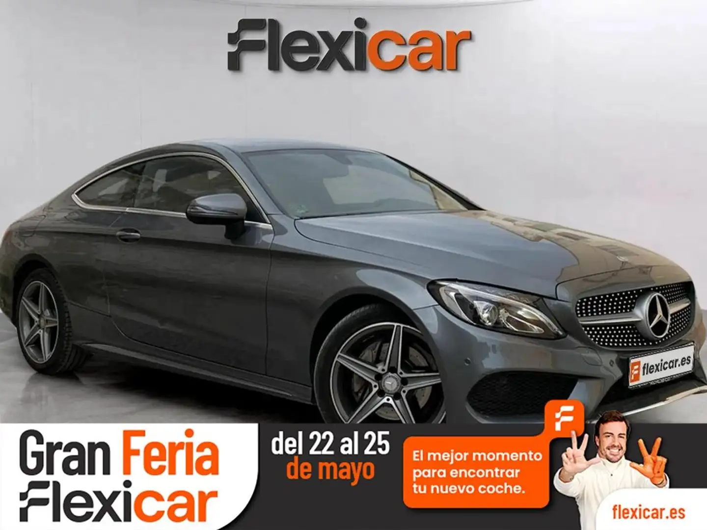 Mercedes-Benz C 220 Coupé d AMG Line Gris - 2
