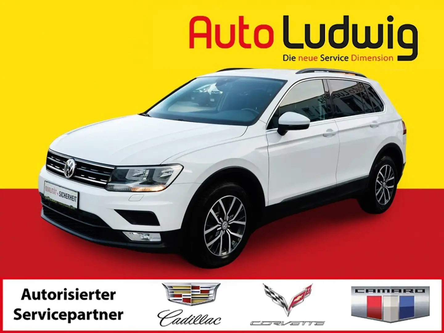 Volkswagen Tiguan 2,0TDI SCR Comfortline DSG*VIRTUAL*NAVI*PDC*SHZ... Weiß - 1