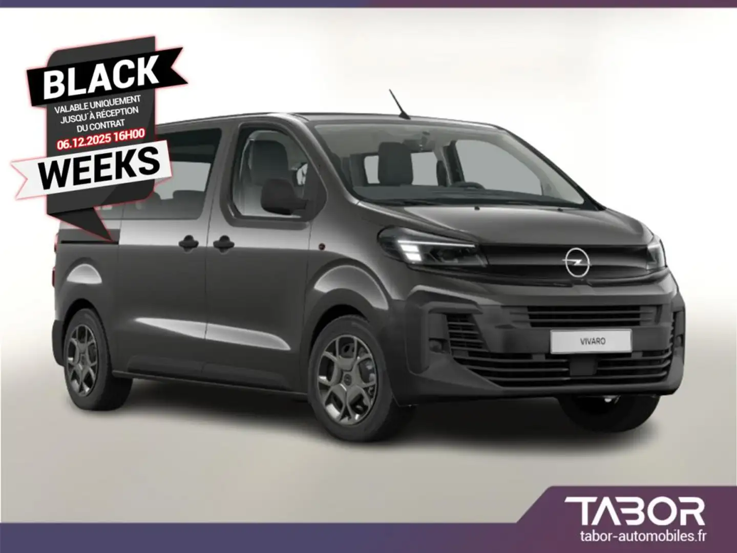 Opel Vivaro L 2.0 D177 AT8 clim auto LED Gris - 1