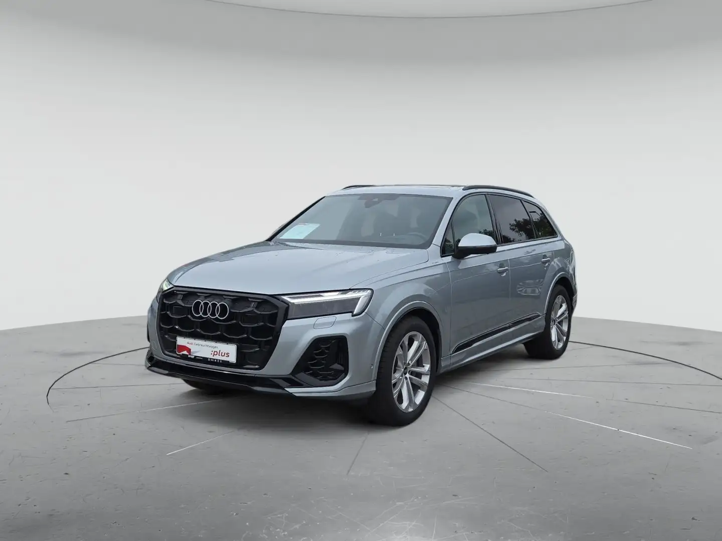 Audi Q7 S line 55 TFSI 7-SITZE/MATRIX/360°KAM/AIR/PAN Silber - 2