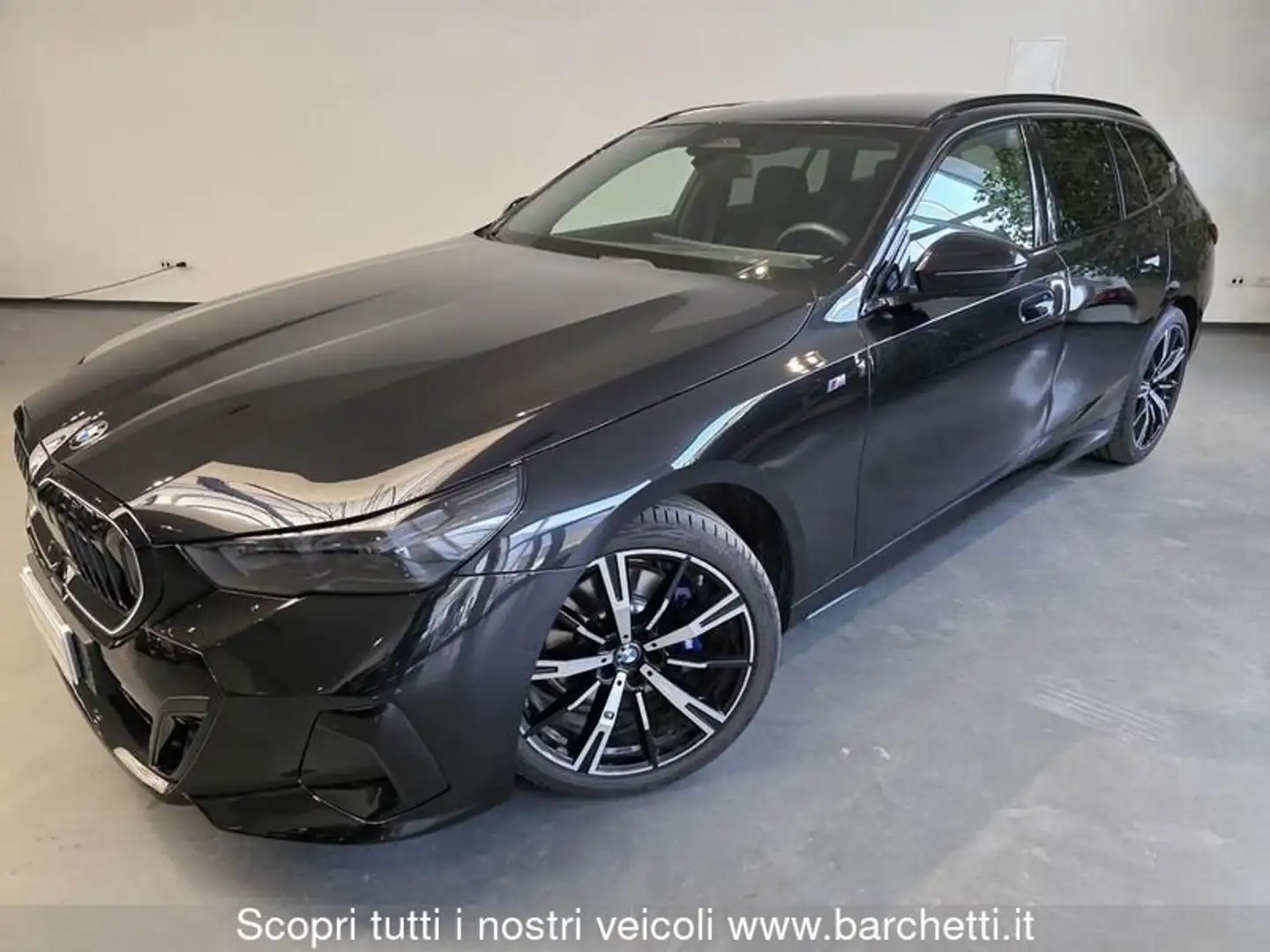 BMW 520 Serie 5 520d Touring 48V xdrive Msport auto Nero - 1
