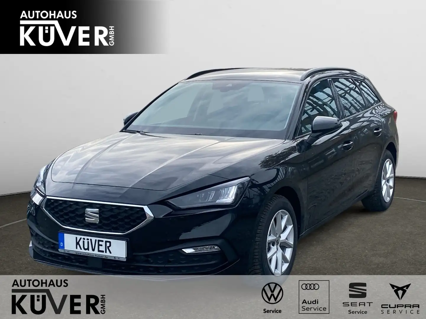 SEAT Leon ST Style 1.5 TSI DSG ACC+AHK+LED+Shzg.+PDC Schwarz - 1