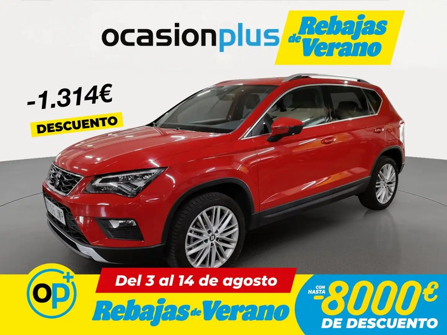 SEAT Ateca 1.4 EcoTSI S&S Xcellence DSG7 Rojo - 1