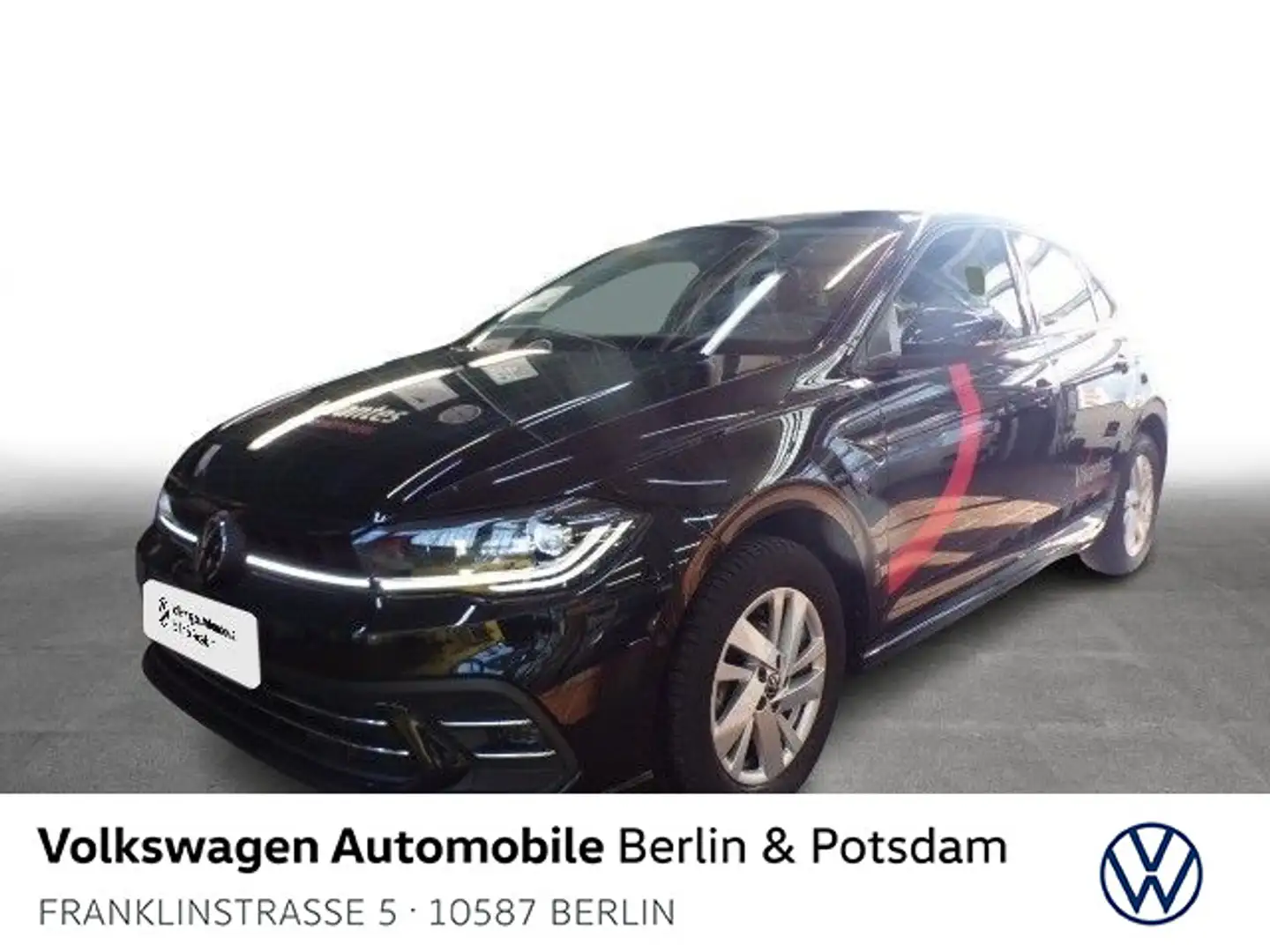 Volkswagen Polo 1.0 TSI Style LED Navi Kamera APP ACC Schwarz - 1