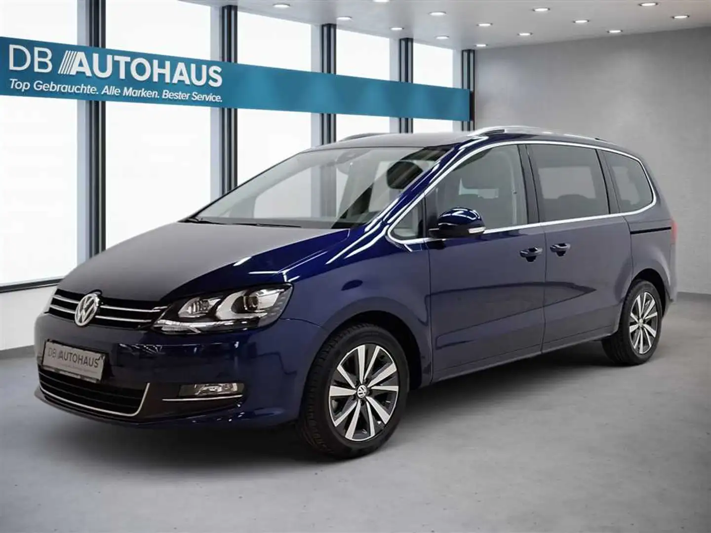 Volkswagen Sharan Highline 1.4 TSI DSG Bleu - 1