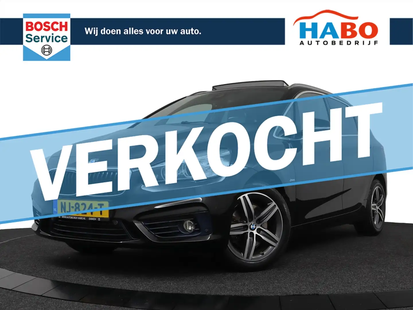 BMW 220 2-Serie Active Tourer (f45) 220I CENTENNIAL HIGH E Zwart - 1
