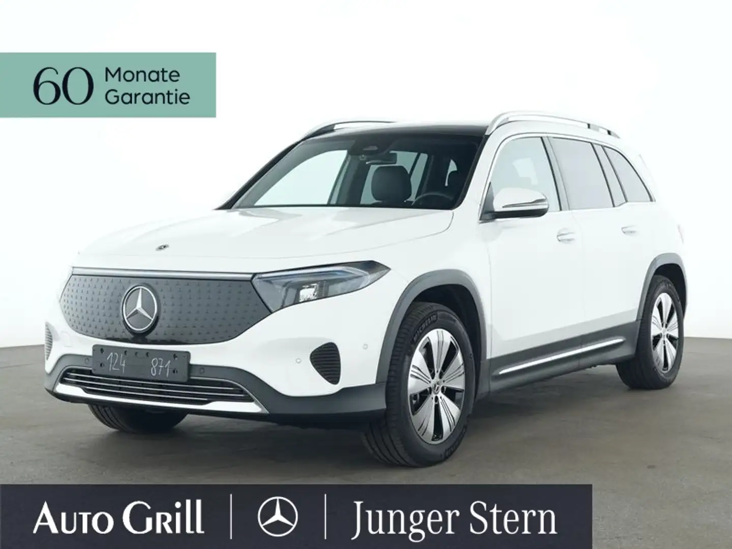 Mercedes-Benz EQB 300 4M Adv. Plus Pano AHK AppleCp Ambi VZA Blanc - 1