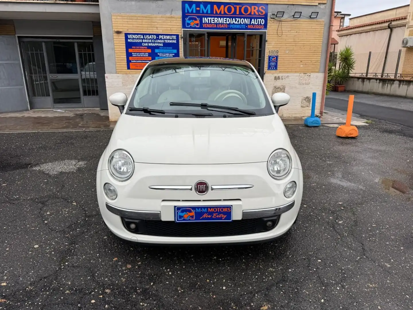 Fiat 500 1.2 Lounge Blanc - 2