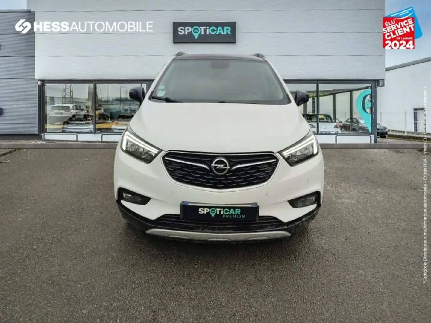 Opel Mokka X 1.4 Turbo 140 Black Edition 4x2 Euro6d-T GPS Blanc - 2