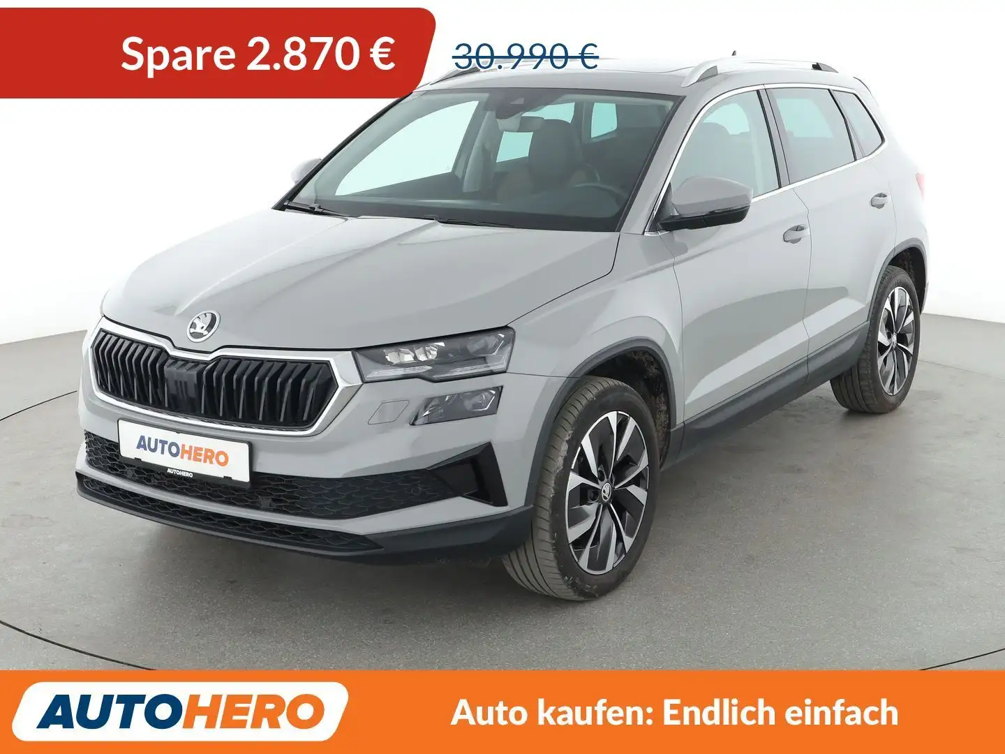Skoda Karoq 2.0 TDI Style 4x4 Aut.*NAVI*CAM*VC* Grau - 1