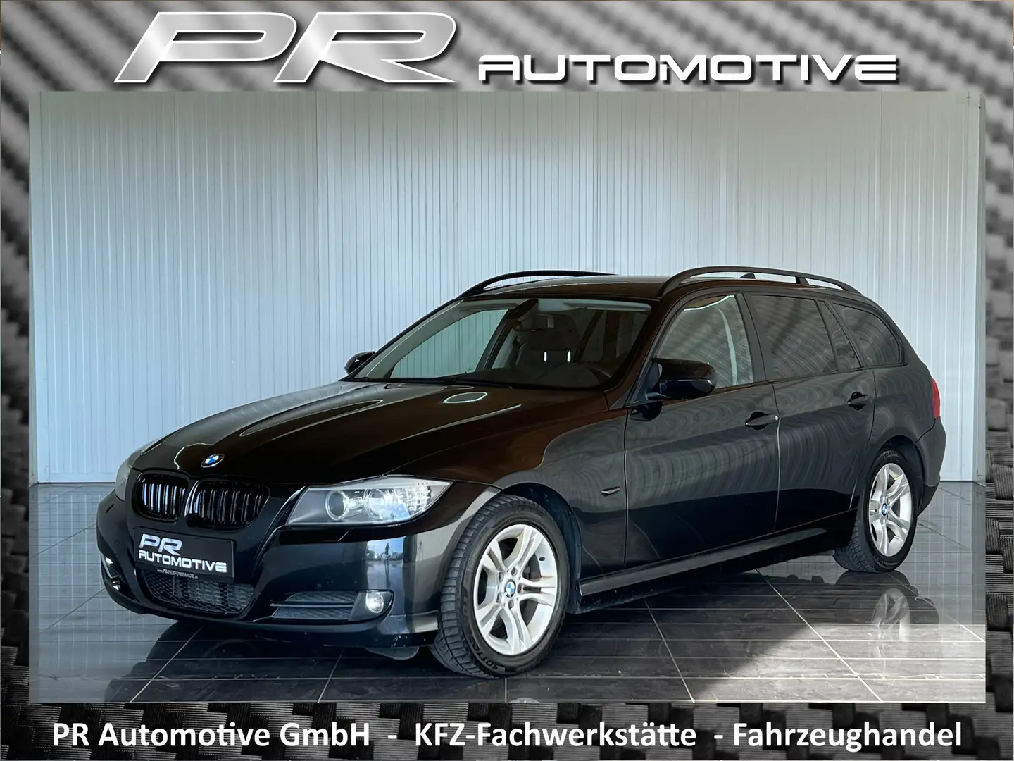 BMW 320 d Touring E91 2,0 TDI AHK*PANO*XENON*NAVI*TEMPOMAT Fekete - 1