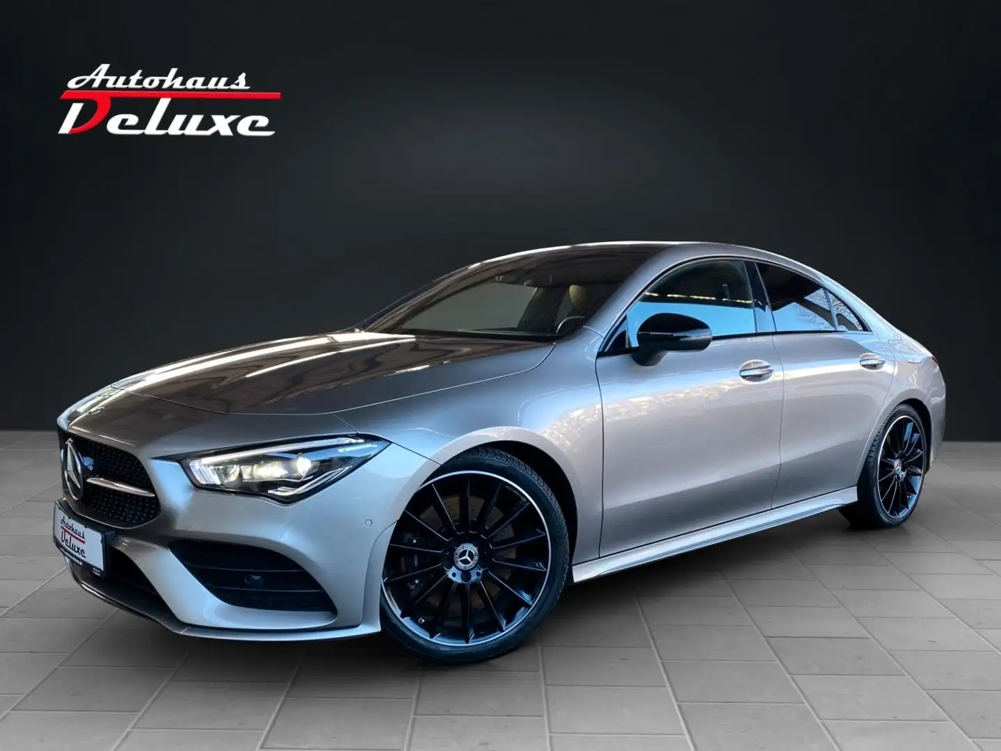 Mercedes-Benz CLA 220 AMG-LINE NAVI-KAMERA-PANORAMA-MULTIBEAM Silber - 1