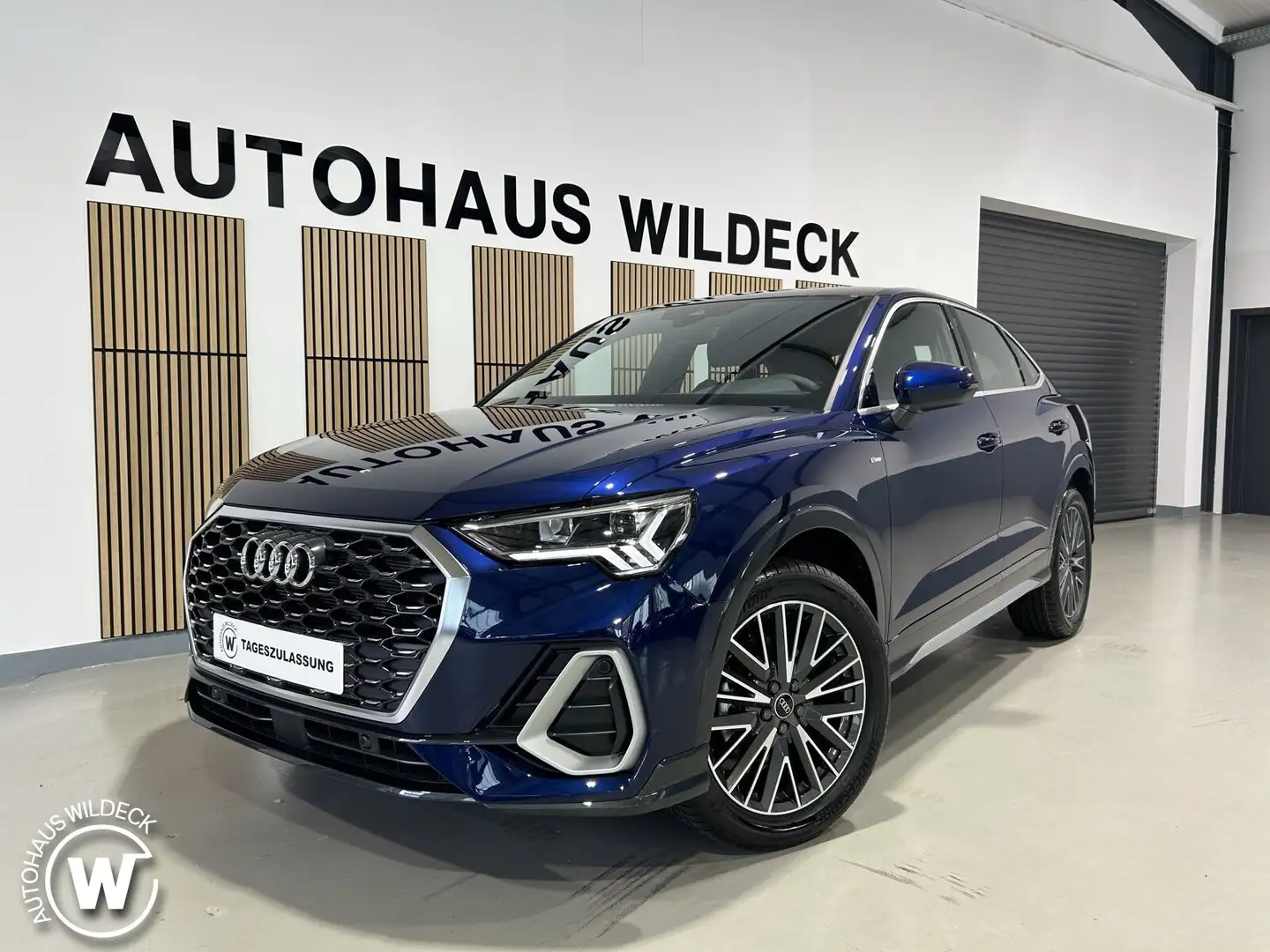 Audi Q3 Q3 Sportback S line 35TDI ACC Pano RFK Side 19" BC Albastru - 2