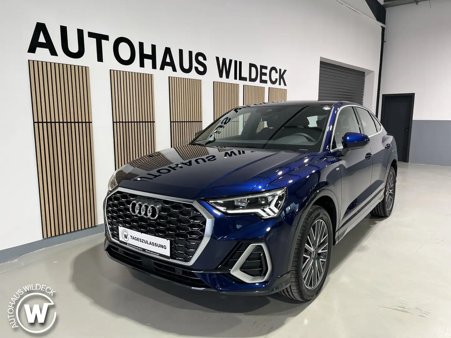 Audi Q3 Q3 Sportback S line 35TDI ACC Pano RFK Side 19" BC Bleu - 2