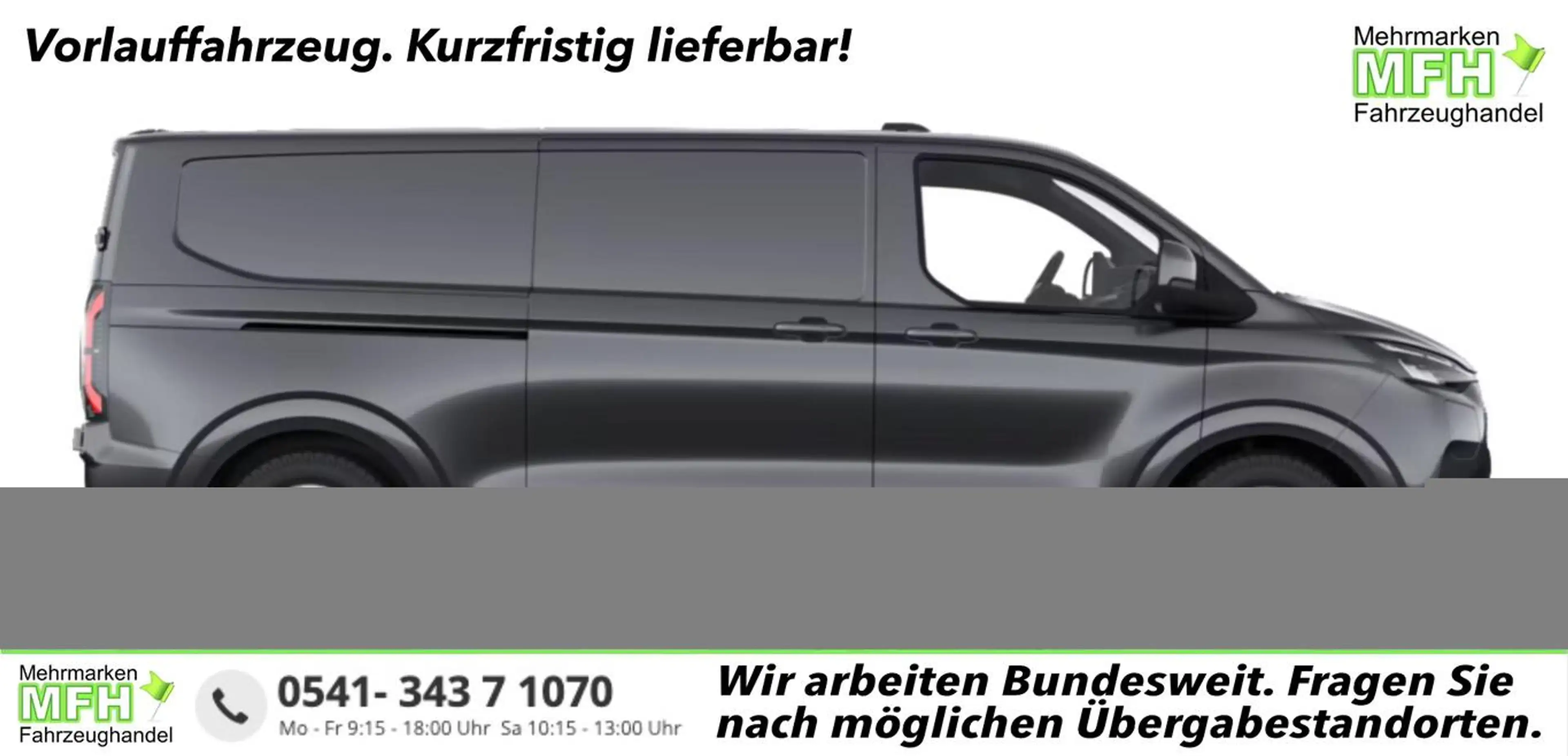 Ford E-Transit Custom Limited 71kWh L2 ProPower 2-S 160 kW (21...
