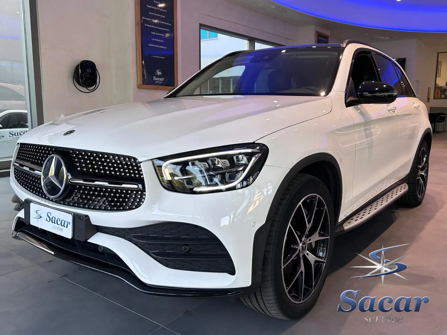 Mercedes-Benz GLC 220 d PREMIUM Night edition 4matic auto Blanc - 1