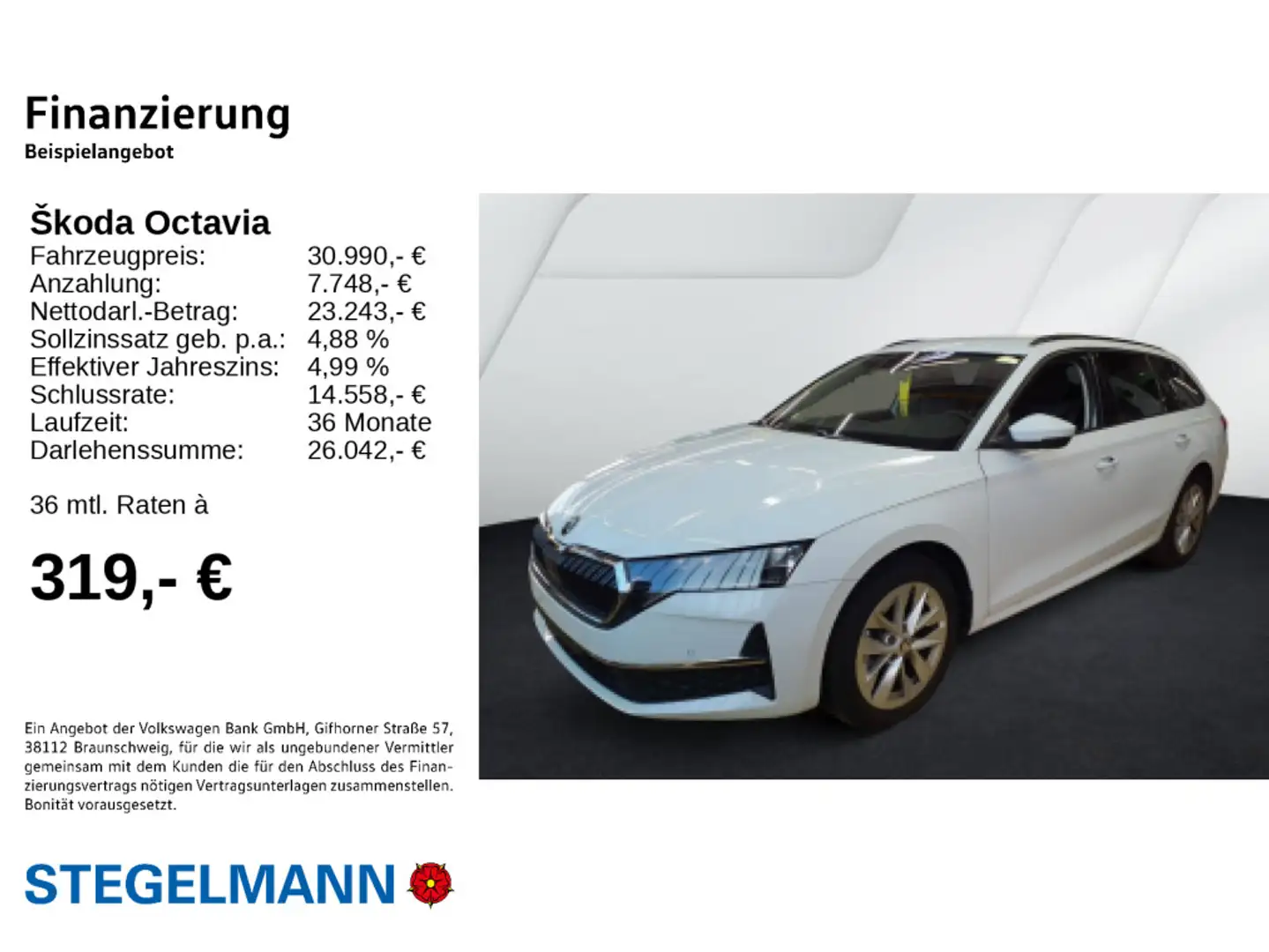 Skoda Octavia Combi 2.0 TDI DSG Selection *LED*Kamera* Weiß - 2