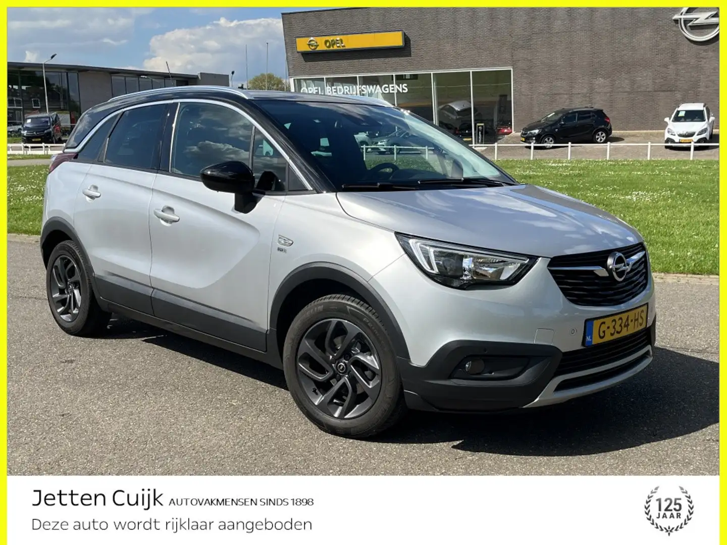 Opel Crossland X 1.2 120 Jaar Edition (NAVI) #RIJKLAAR# Grijs - 1