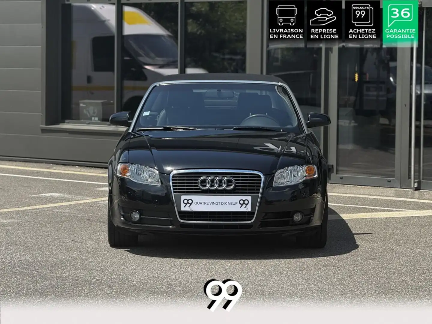 Audi A4 Cabriolet 1.8L 163ch Etat neuf sort de chez Noir - 2