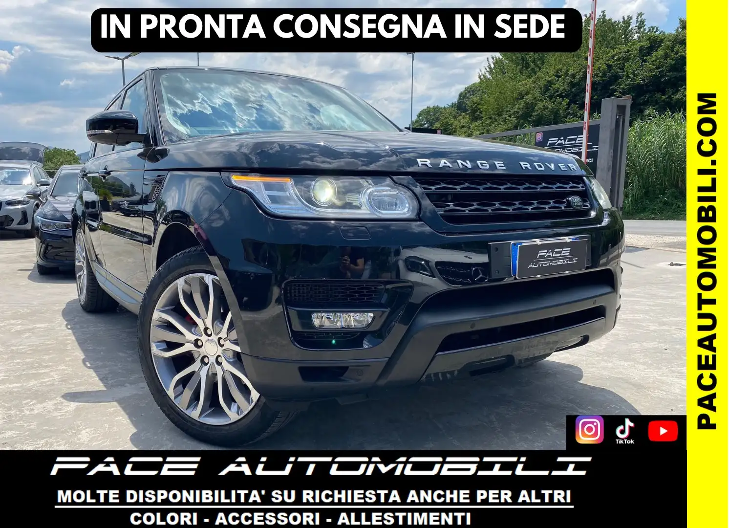 Land Rover Range Rover Sport TDV6 AWD HSE DYNAMIC PELLE 21" KAMERA TAGLIANDI Nero - 1