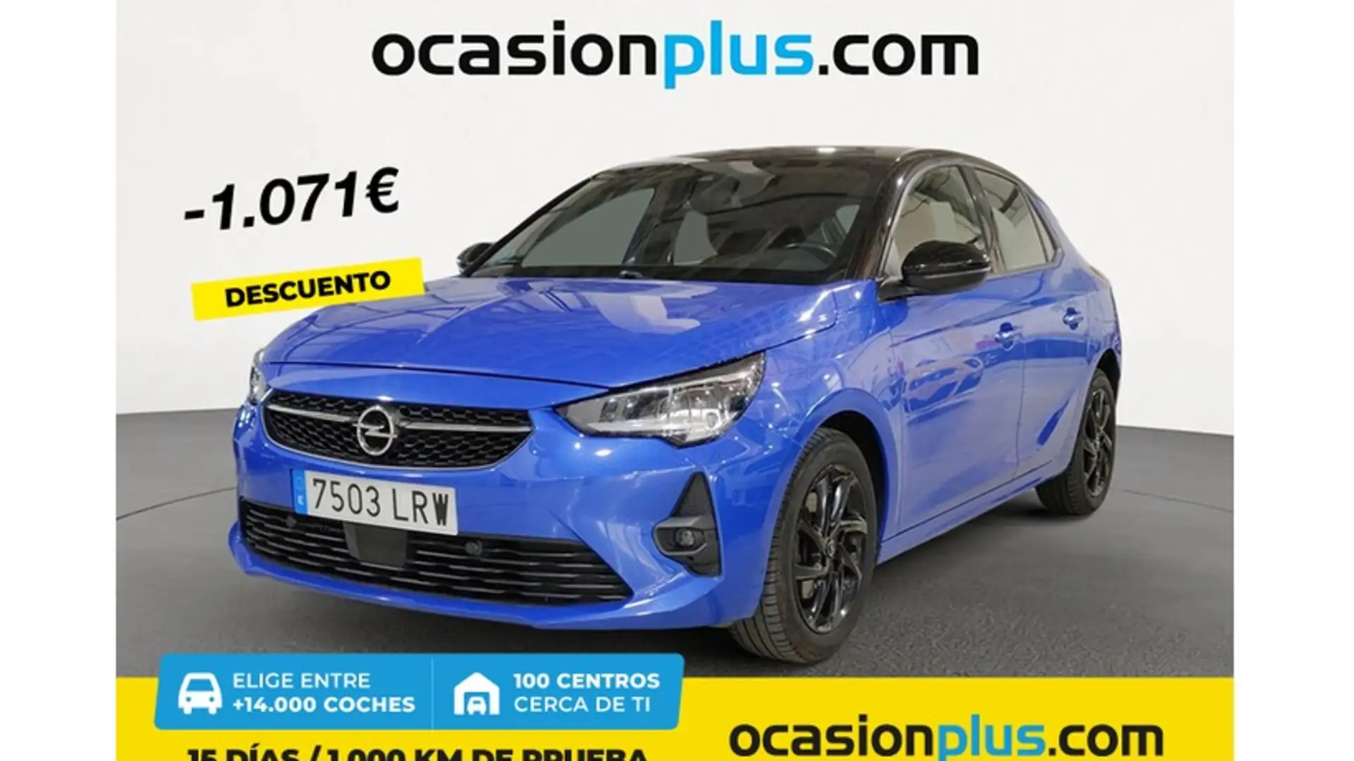 Opel Corsa 1.2T XHL S/S GS-Line 100 Bleu - 1