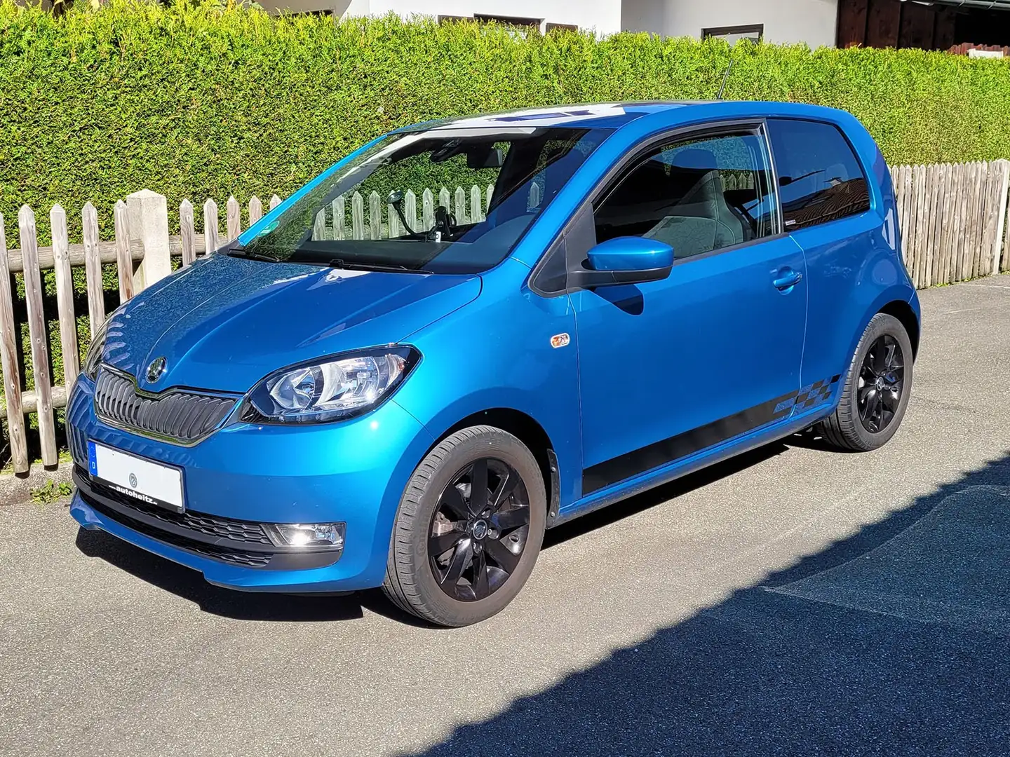 Skoda Citigo Citigo 1.0 Automatik Clever 1.Hd. nur 17.500 km! Bleu - 1