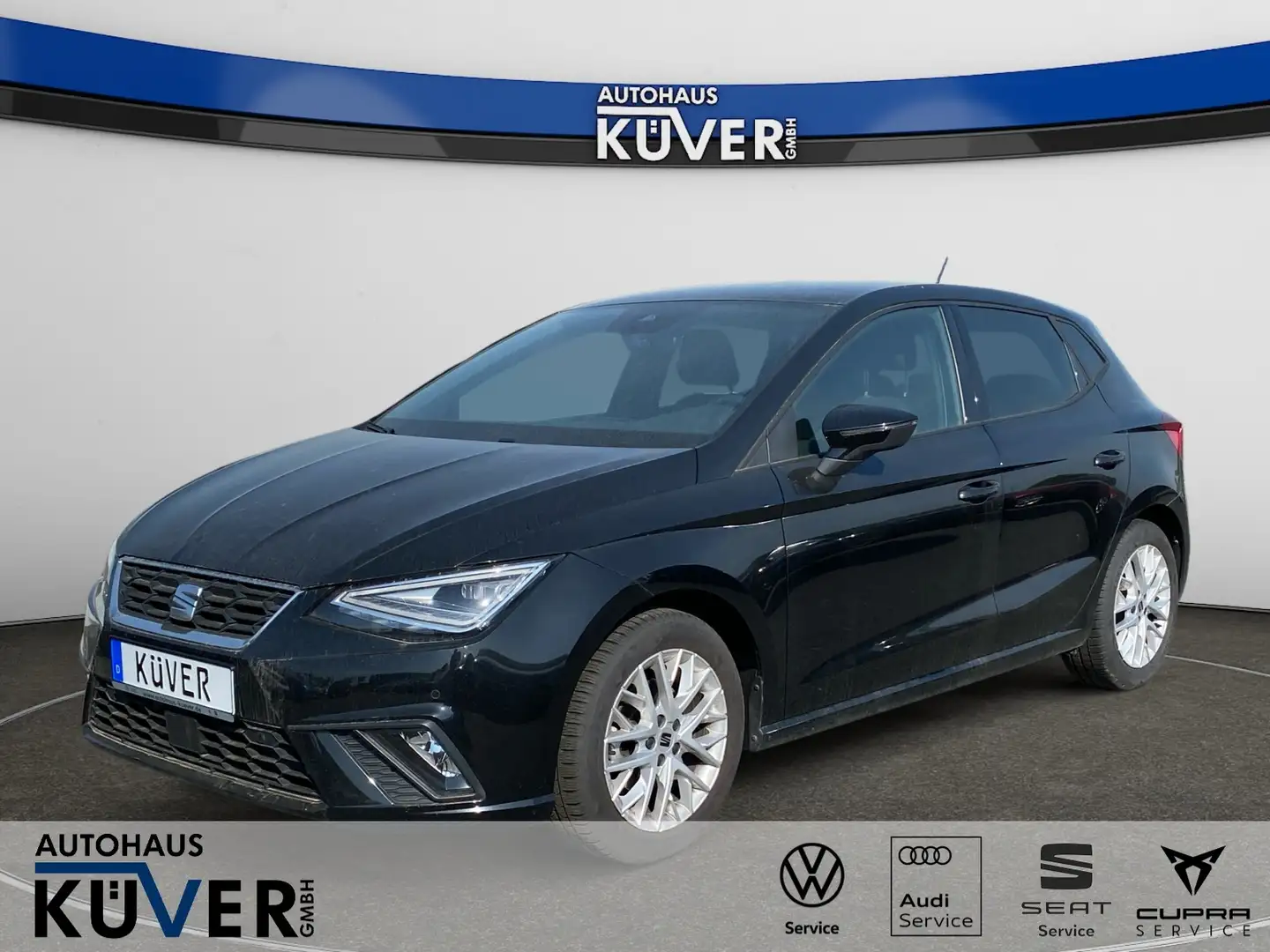 SEAT Ibiza FR 1,0 TSI Navi+GRA+Szgh.+LED+Einparkh. Schwarz - 1