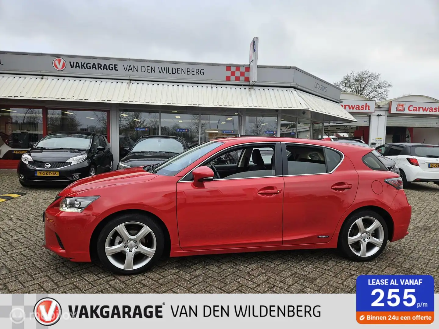 Lexus CT 200h HYBRID Piros - 1