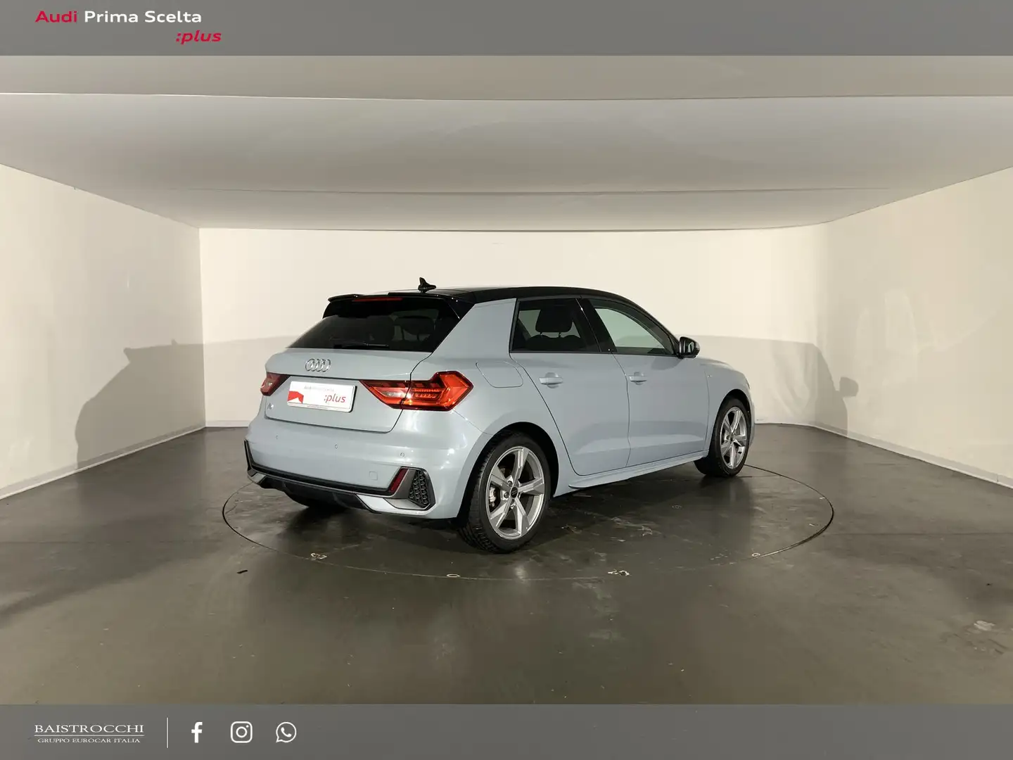 Audi A1 sportback 35 1.5 tfsi s line edition s-tronic Grigio - 2