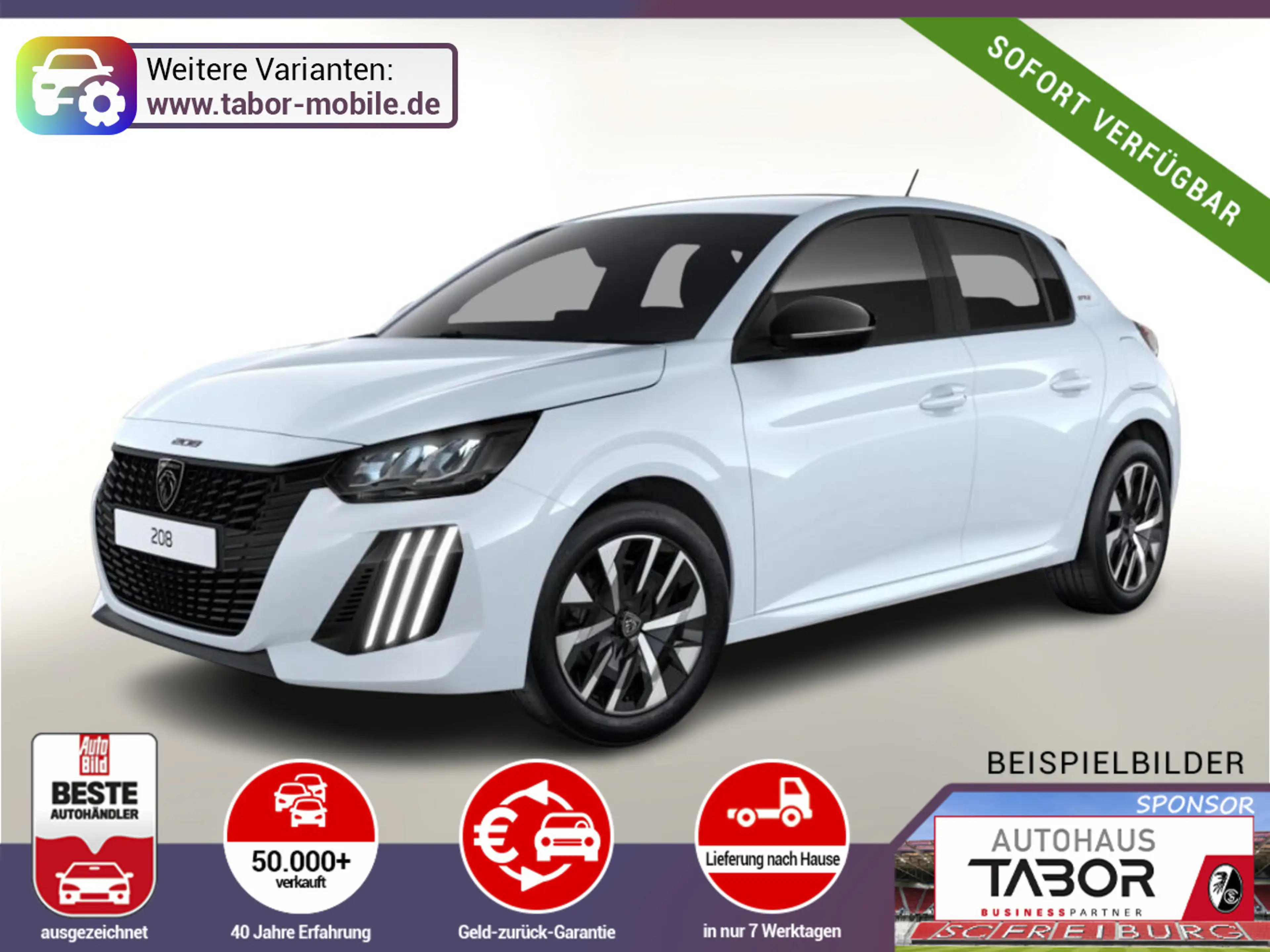 Peugeot 208 Style SHZ LED PDC Temp CarP/AndroidA UVP-36%*