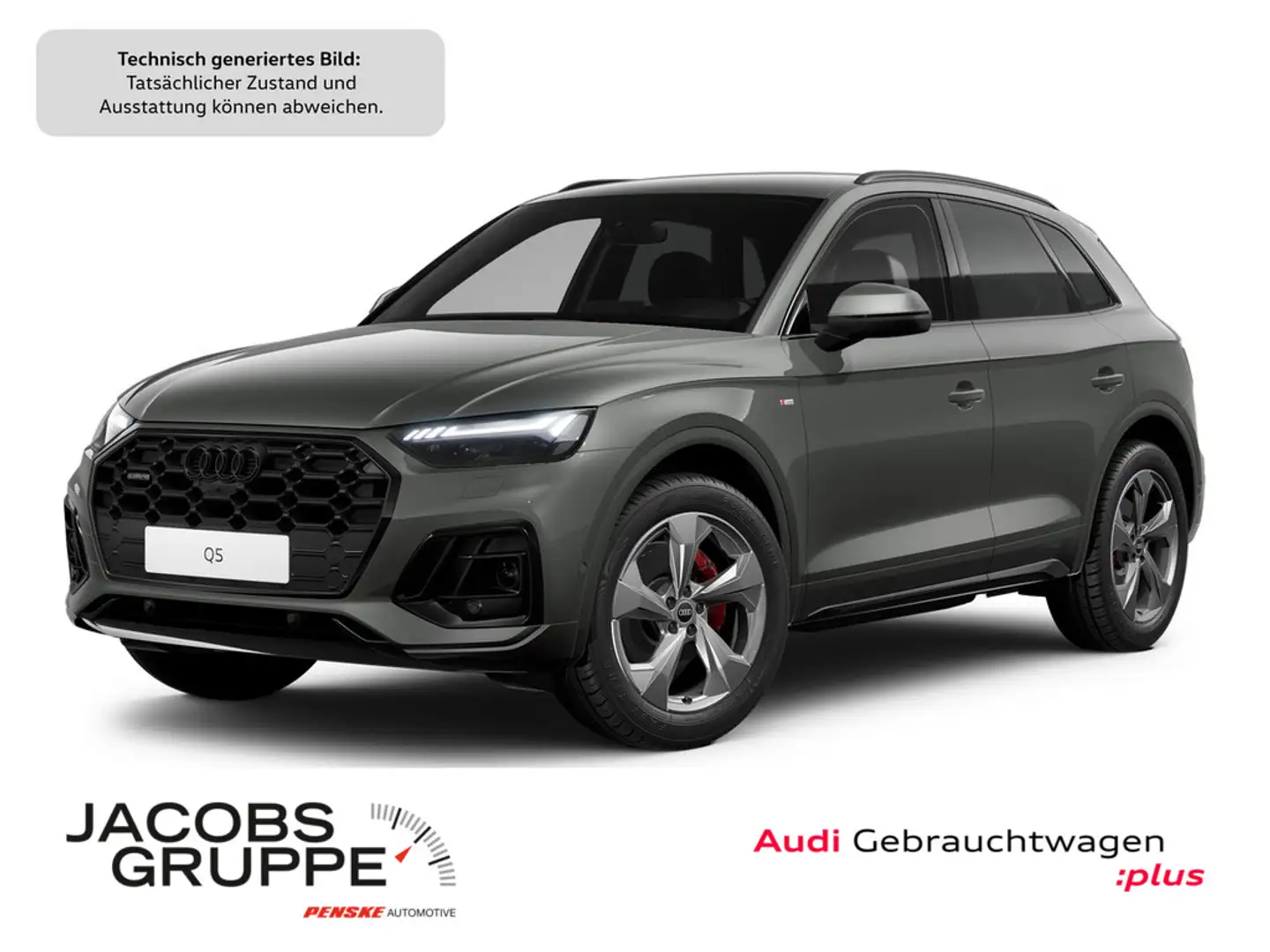 Audi Q5 40 TDI quattro S line Matrix*R-Kamera*TopView * Grau - 1