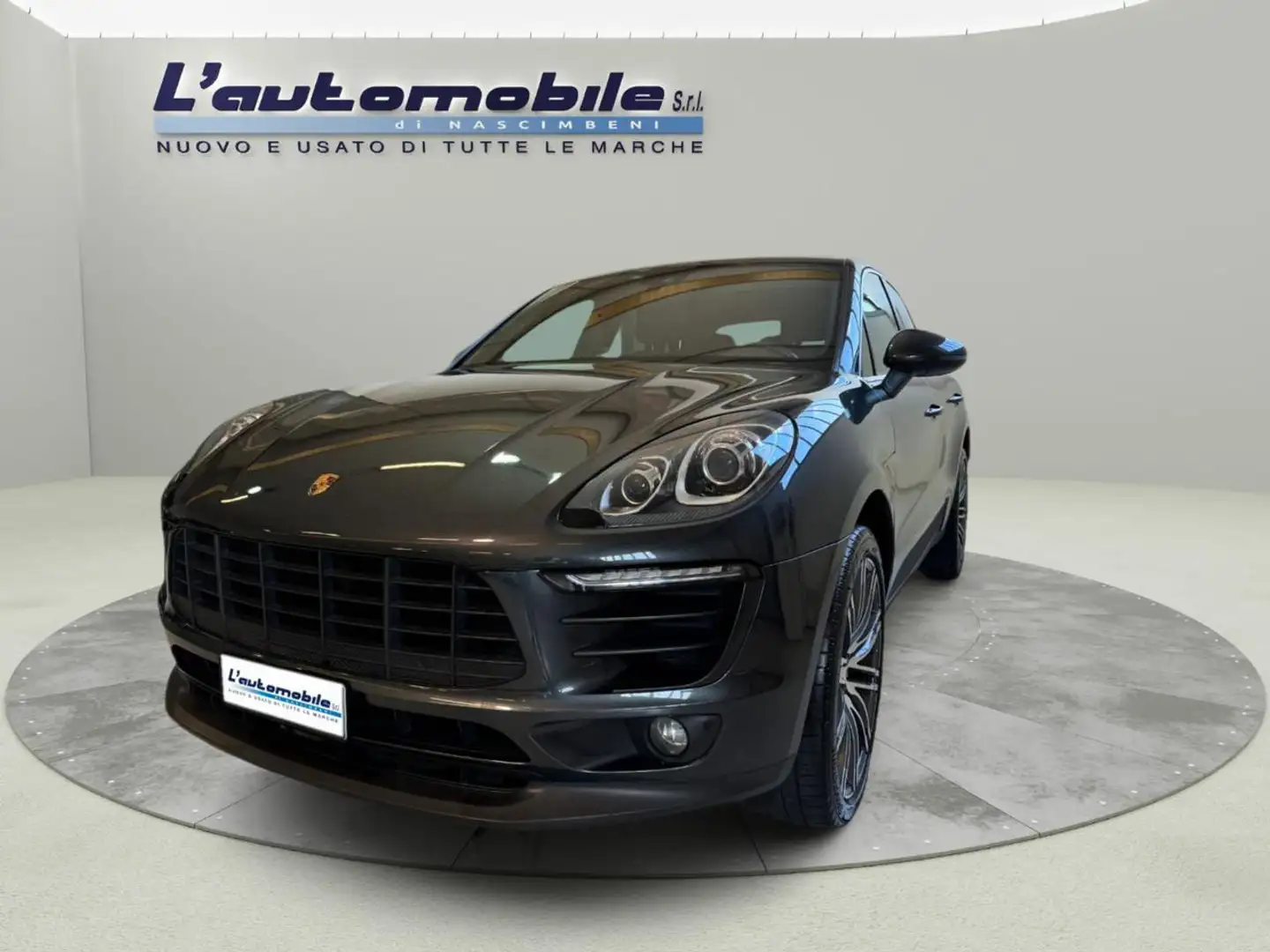 Porsche Macan 3.0 S Diesel My16  R 21"-TETTO PANORAMICO Grau - 2