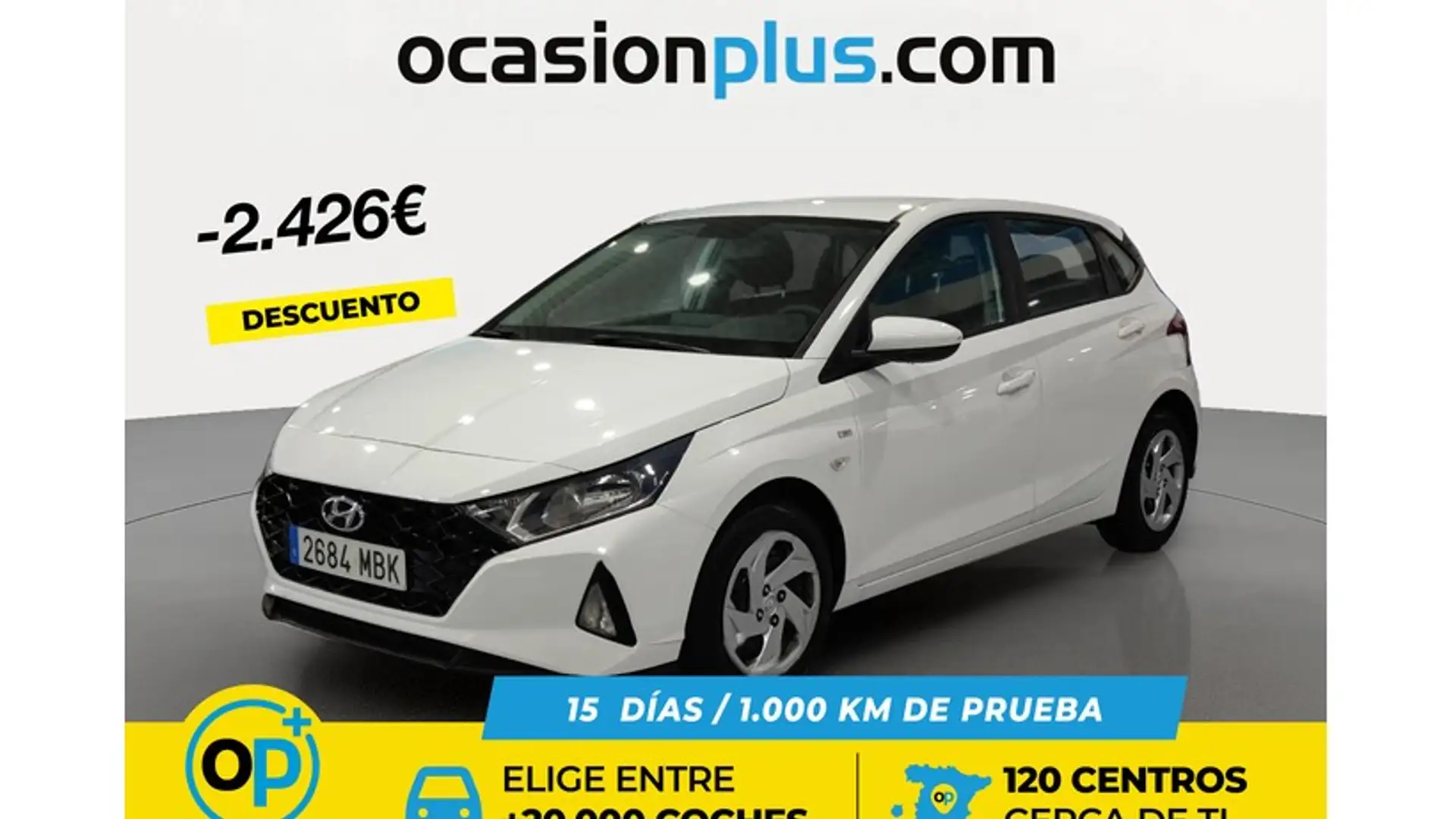 Hyundai i20 1.0 TGDI Essence 48V 100 Weiß - 1