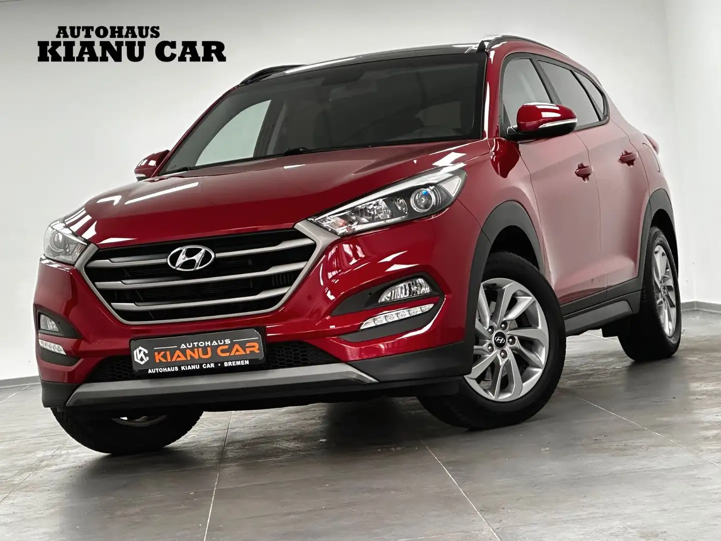 Hyundai TUCSON Trend 4WD.PANO.AHK.NAVI.SHZ.KAM.TMP.PDC Rot - 1