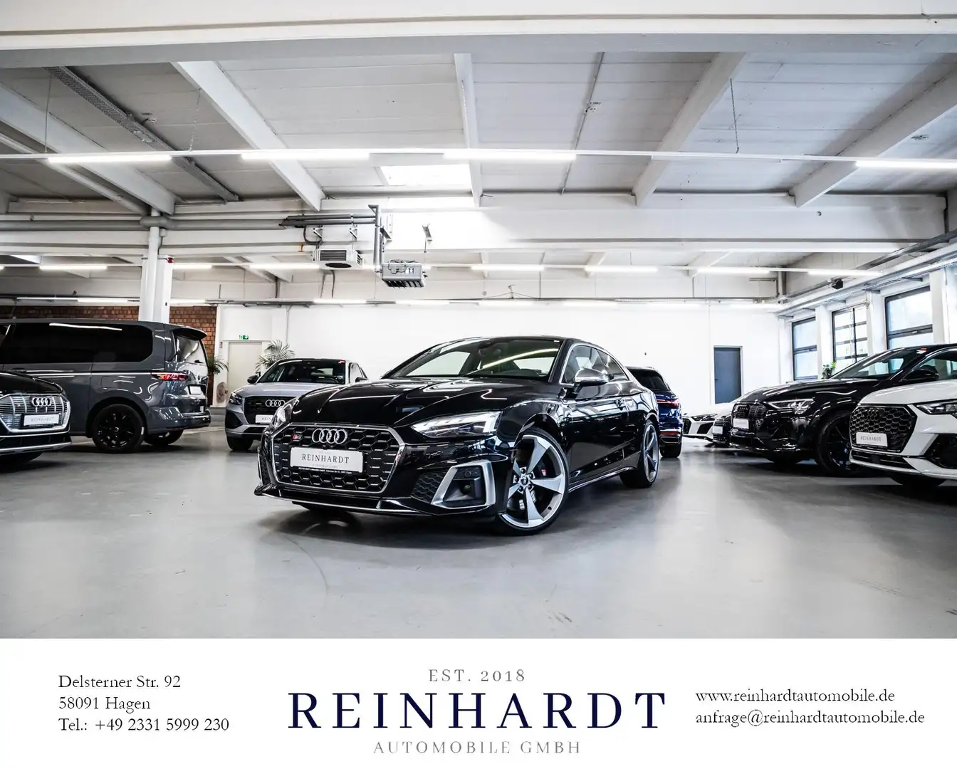 Audi S5 COUPE TDi 20Z./LASER/B&O/S-SITZE/AMBI+/HuD/VC Noir - 1