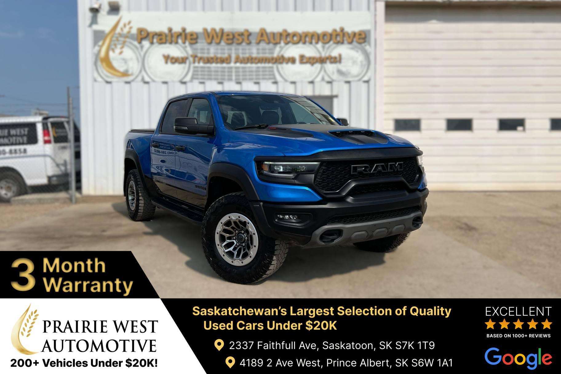 2023 RAM 1500 TRX Crew Cab 6.2L V8 | Command Start | Reverse Cam