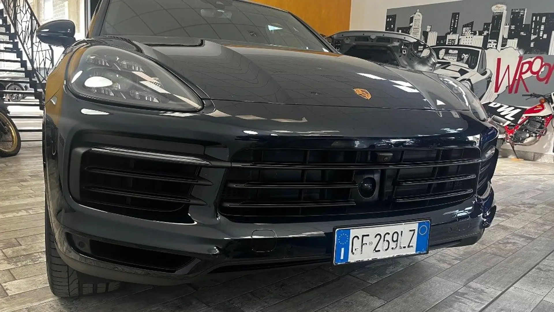 Porsche Cayenne 3.0 V6 E-Hybrid-tagliandi Porsche-35000 €accesso Blu/Azzurro - 2