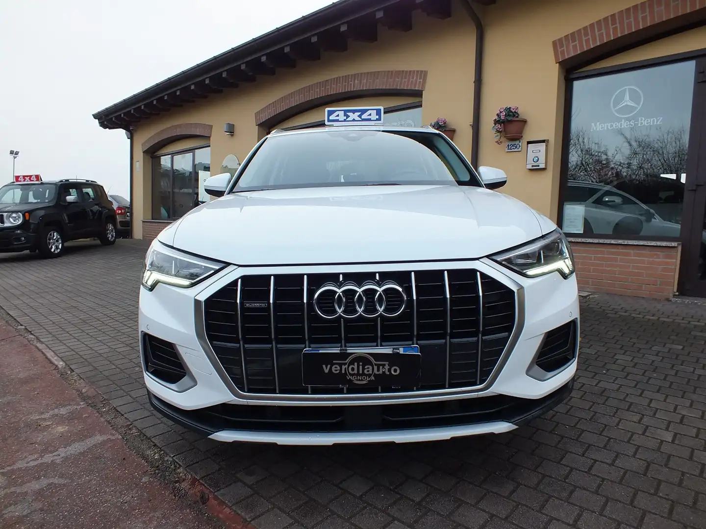 Audi Q3 150 CV TDI 4x4 AUT.ADANCED PLUS- RETROC.ADAPT. C.C Weiß - 2